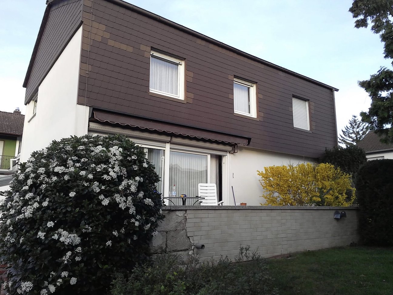 Fassadenfarbe mit Lotuseffek