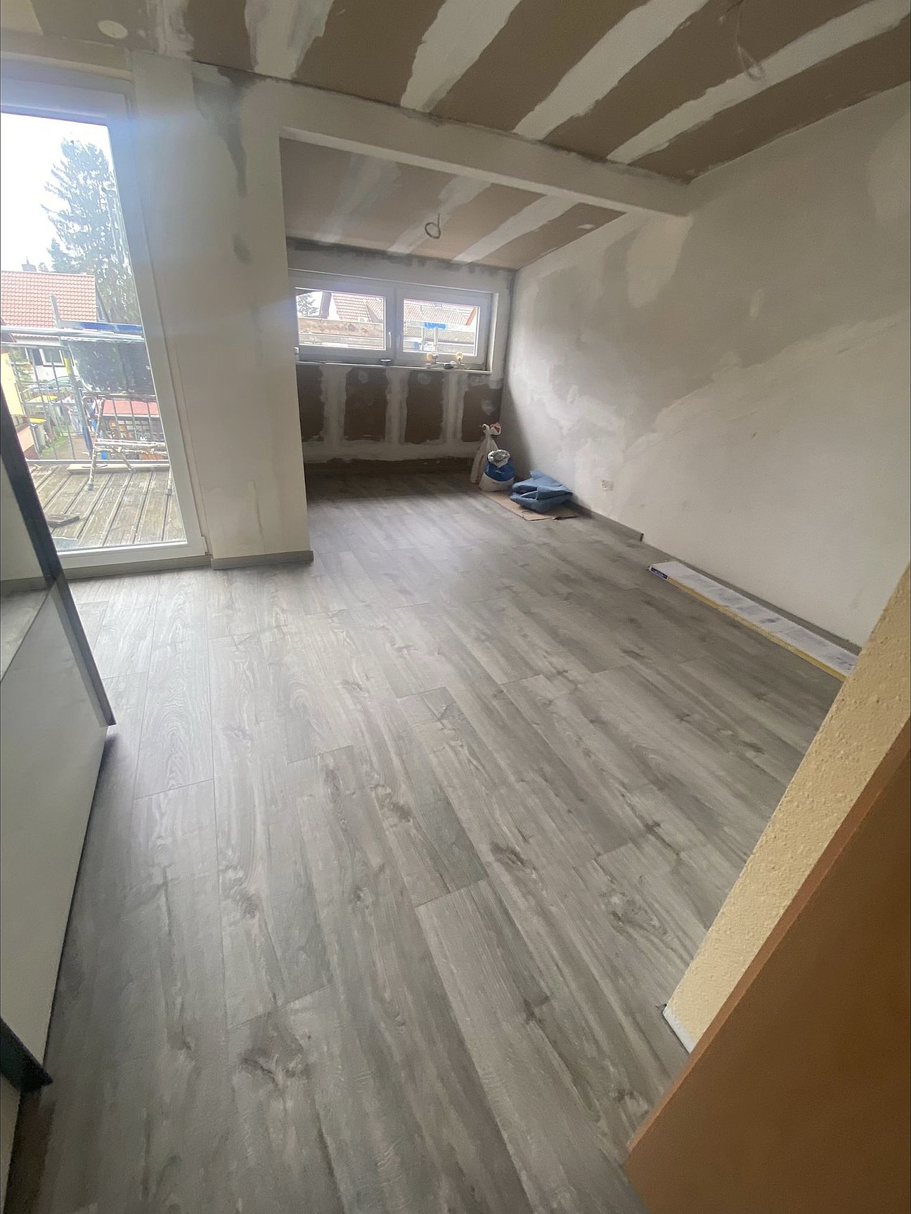 Vorbereitung für Musteranstrich